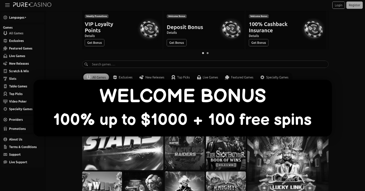 Pure Casino Bonuses - Best Online Casino Bonuses for Americans